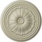 Ekena Millwork Alexa Ceiling Medallion (Fits Canopies up to 2 7/8"), Hand-Painted Clear Yellow, 20 1/2"OD x 1 7/8"P CM20ALCYF - alternate 1